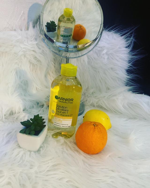 Une touche de vitamines C dans une solution micellaire merci Gar’ier d’y avoir pensé