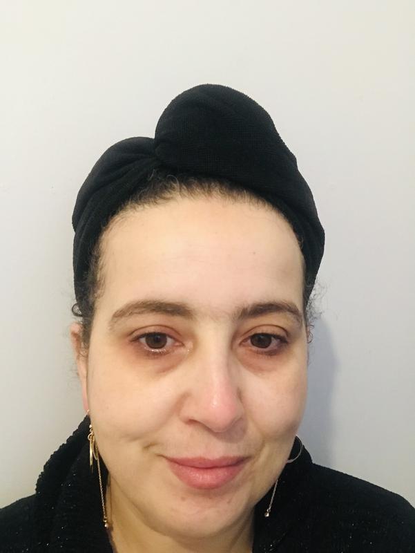 Plus aucune trace de maquillage. Résultat net