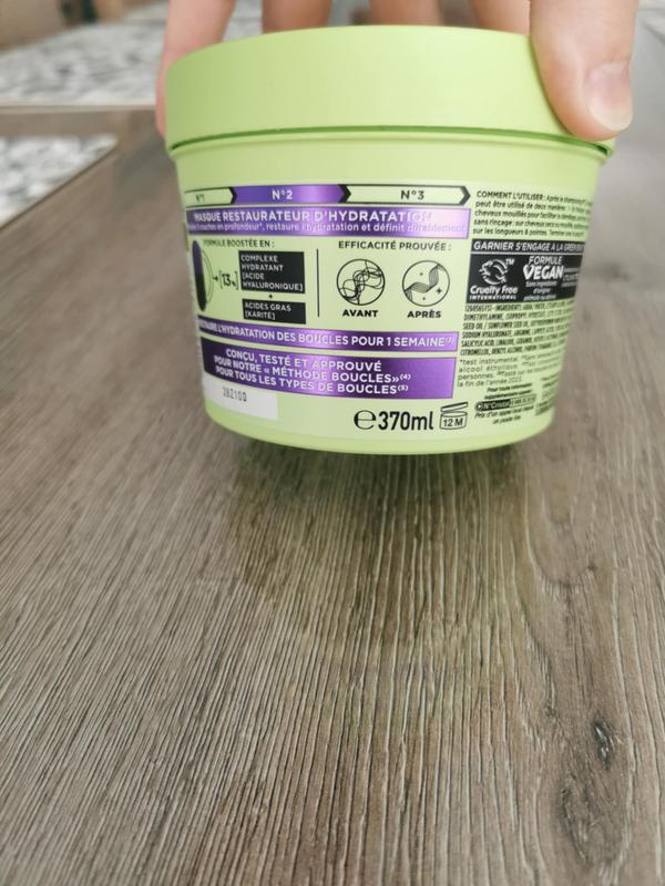 Masque méthode boucles