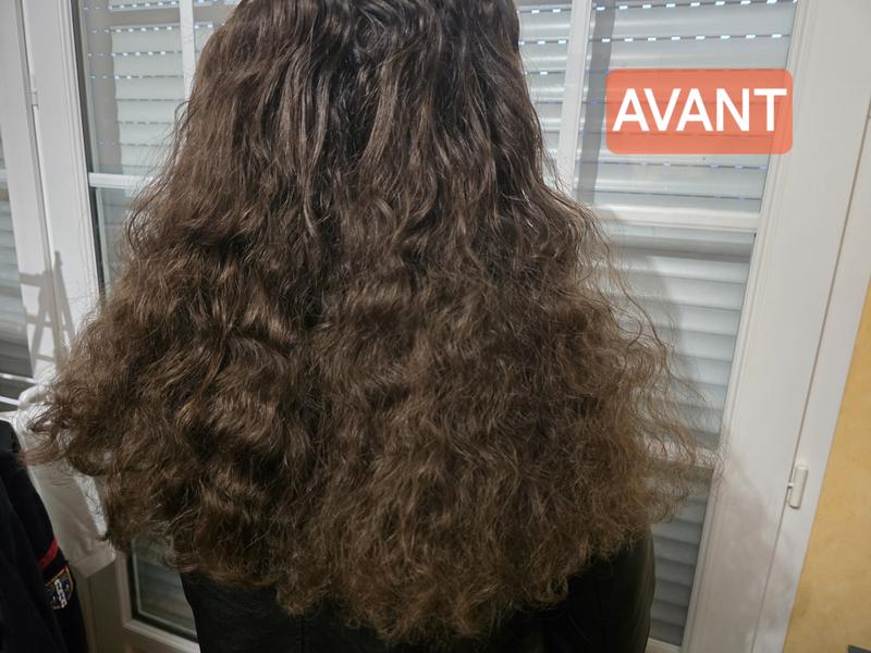 Voici mes cheveux avant