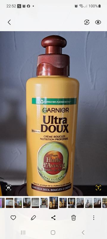 Ma nouvelle crème Garnier pour cheveux bouclés