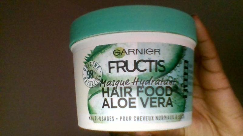 Mon nouveau masque hydratant aloe vera de Garnier .