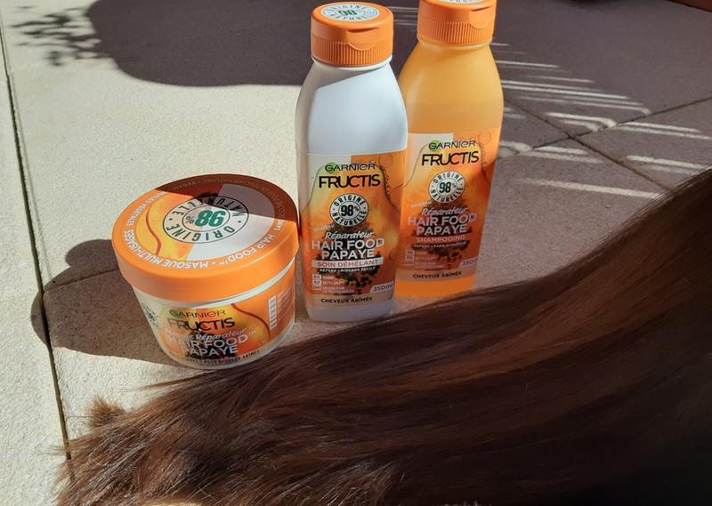 Hair food papaye : mon nouveau rituel pour réparer mes cheveux abimés et entretenir mes longueurs