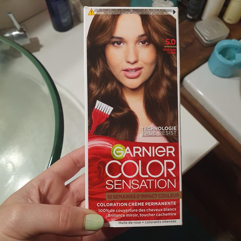 Garnier color sensation châtain clair