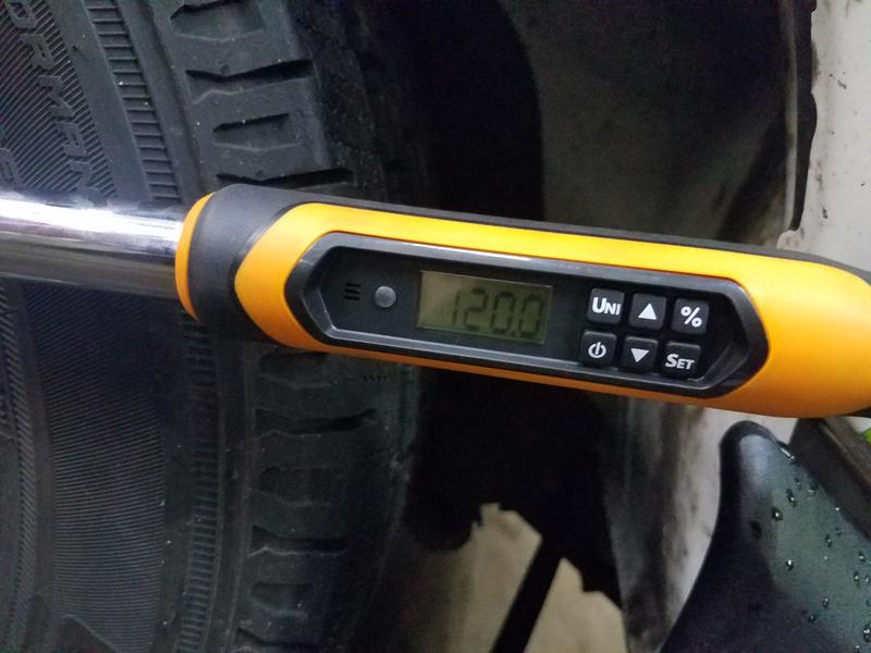 The large lcd display is easy to read