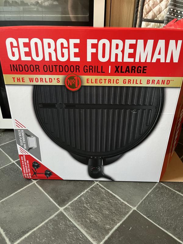 George foreman indoor outdoor hotsell grill red