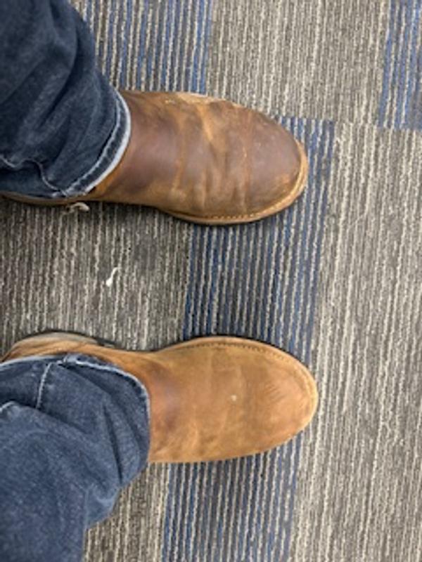 Boots after 6 months of office and warehouse wear