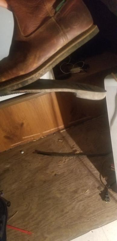 Photo submitted with review of product