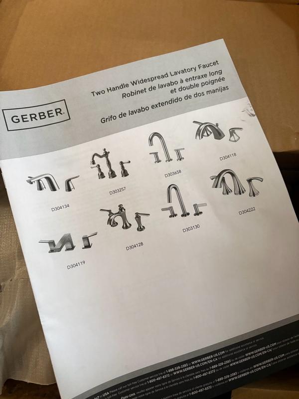 Opulence® Two Handle Widespread Bathroom Faucet - Gerber