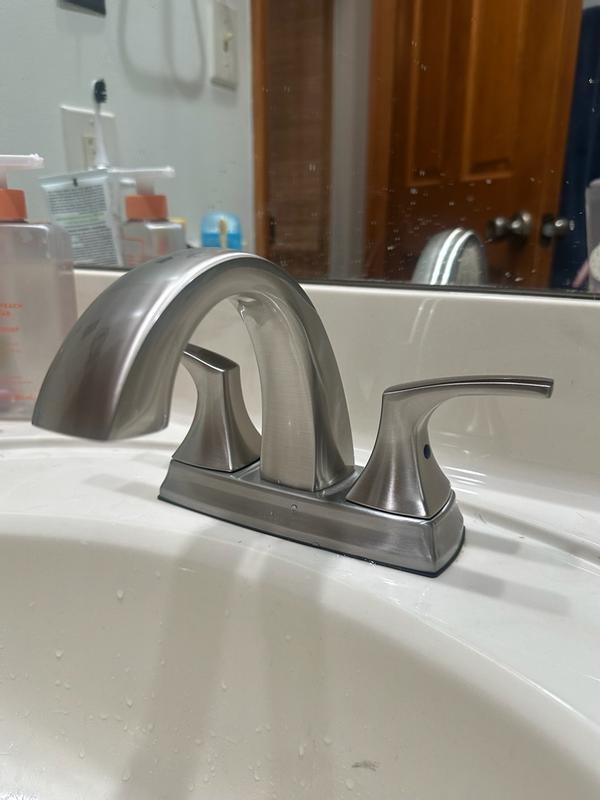 Vaughn® Two Handle Centerset Bathroom Faucet with Metal Pop-Up Drain