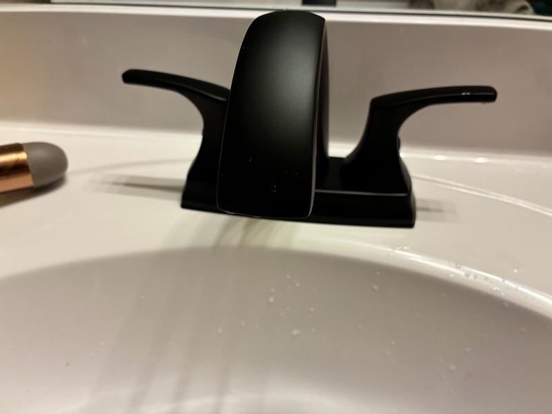 Vaughn® Two Handle Centerset Bathroom Faucet with Metal Pop-Up Drain