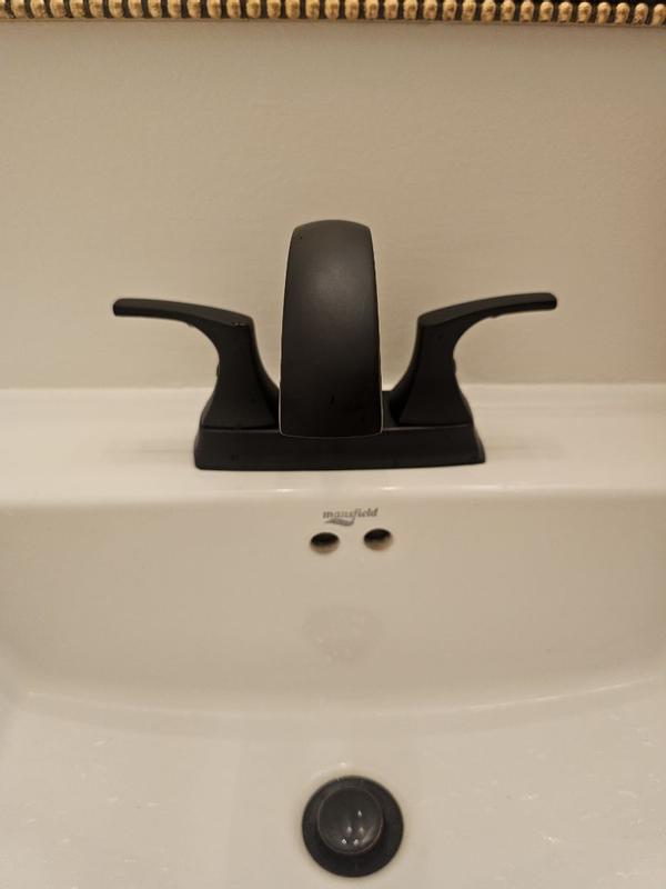 Vaughn® Two Handle Centerset Bathroom Faucet with Metal Pop-Up Drain