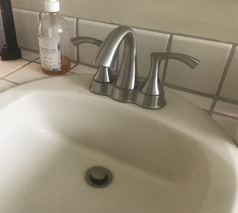Antioch® Two Handle Centerset Bathroom Faucet with 50/50 Touch