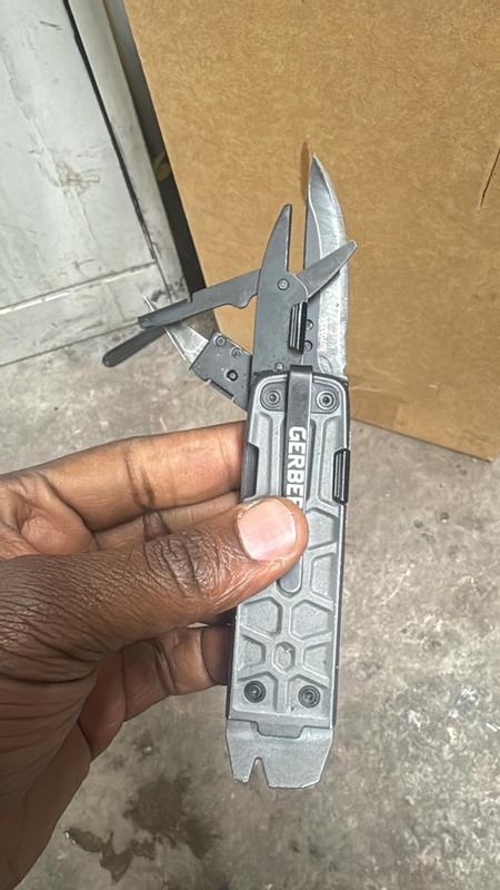 Gerber Lockdown Pry Multitool - Compact EDC With Blade, Scissors, File & Bottle Opener