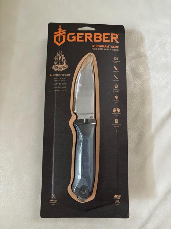  -  ナイフ STROGARM MADE IN USA Amazon.com: Gerber Gear StrongArm - Fixed-Blade Camping