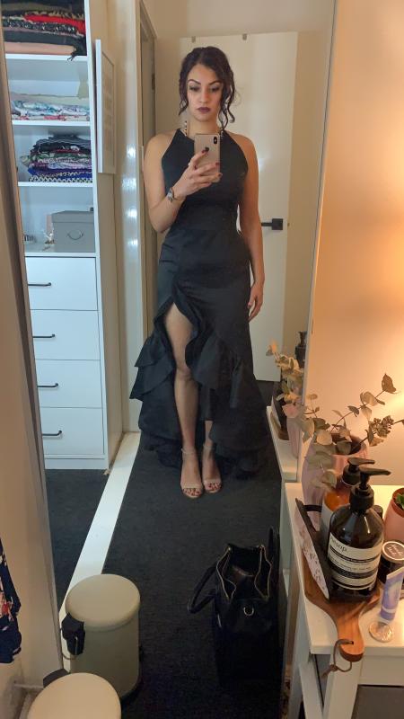 frida flame gown