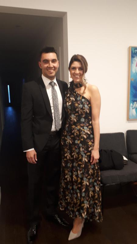 nicholas ava floral tie neck maxi