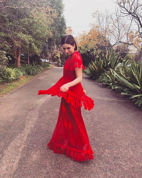 alice mccall red dress