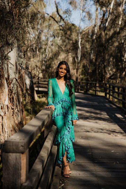 Nicola finetti maia dress green best sale