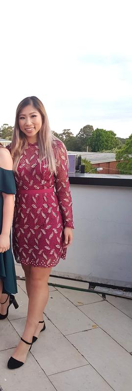 talulah dialogue mini dress