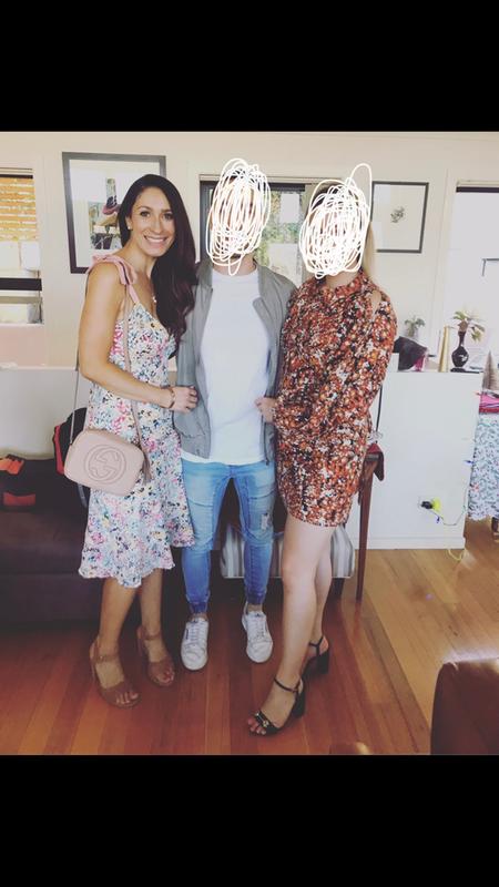 bittersweet flounce midi dress