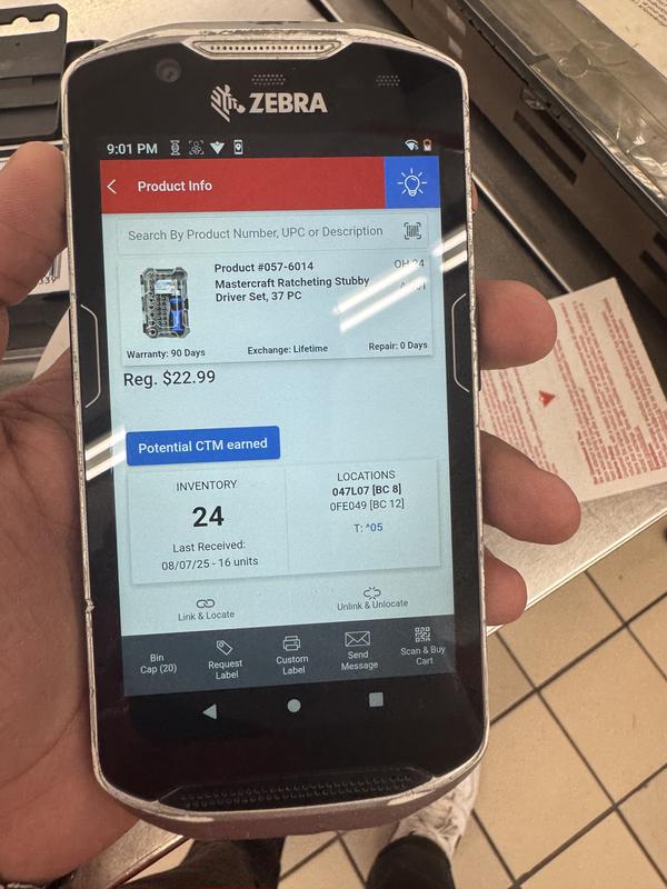 Photo submitted with review of product