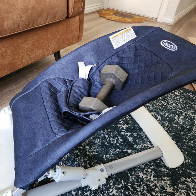 Blue=5lb, black=10lb, silver=15lb does not bounce at 15 barely bounces at 10