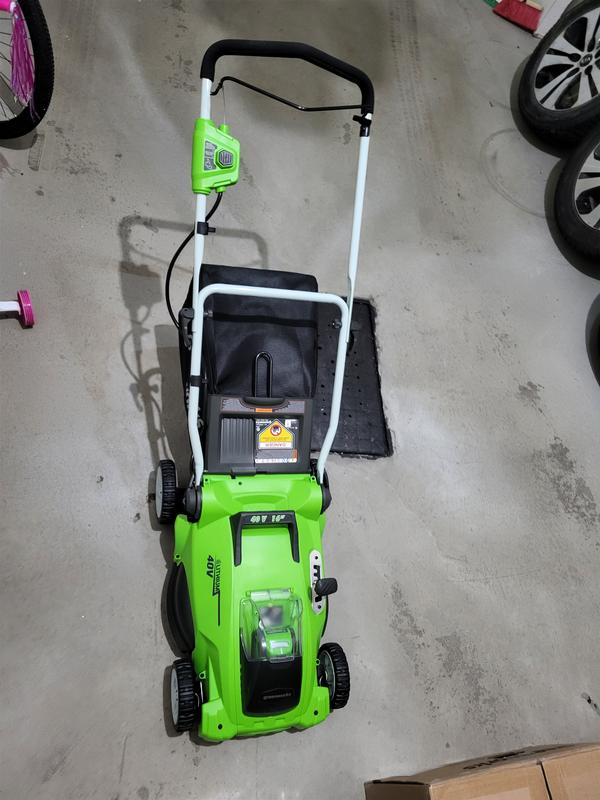My 16inch mower