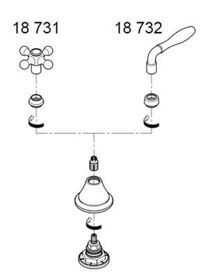 Seabury 8 Widespread Two Handle Bathroom Faucet Grohe