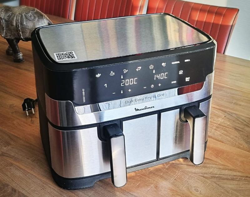 Carta Da Forno Per Air Fryer Moulinex | 100 Pezzi 5.2L E 3.1L | Antiaderente E Resistente Al Calore | Per Serie Dual Basket