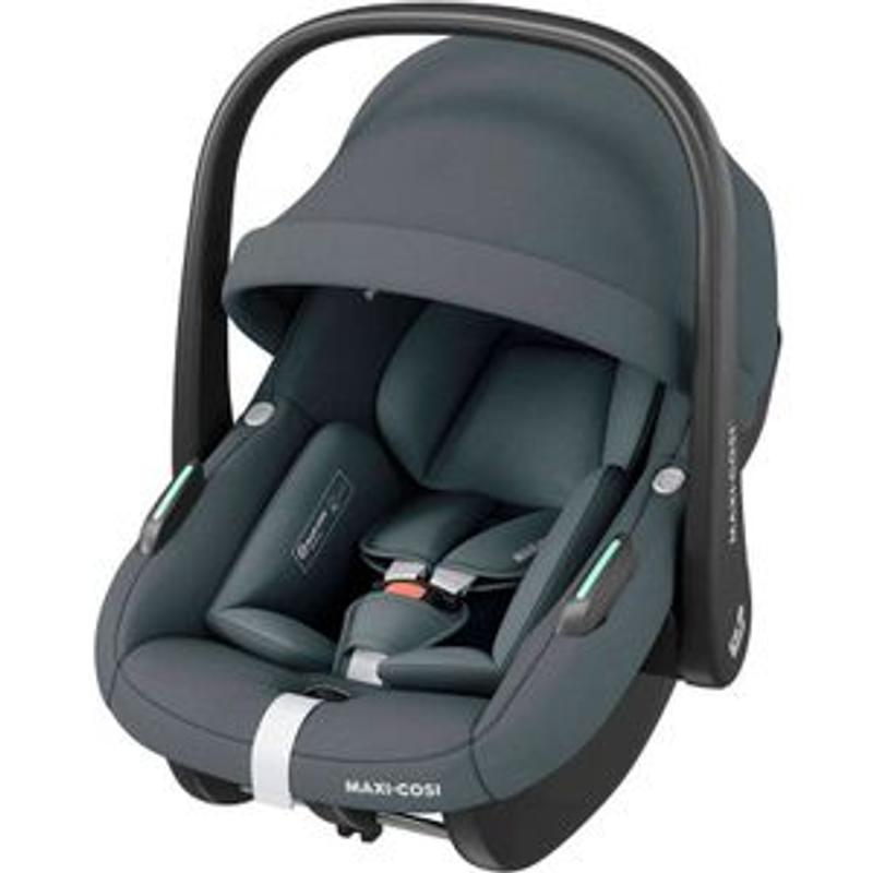 Maxi Cosi Pepple 360 mit Halterung outlet und Fussack in Essential Grey