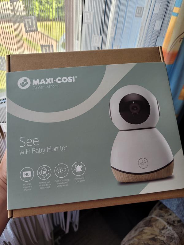 Maxi-Cosi See Cámara Vigilancia bebes wifi interior, Vigilabebes con cámara  vision nocturna HD, vídeo y