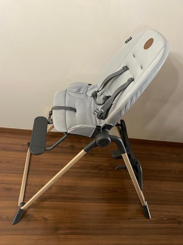 Maxi-cosi ava chaise haute bébé, ultra compacte, légere, de la naissance a  3 ans, beyond grey eco MAXICOSI Pas Cher 