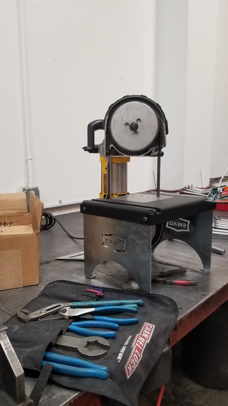 DWM120 on Swag Off Road Table