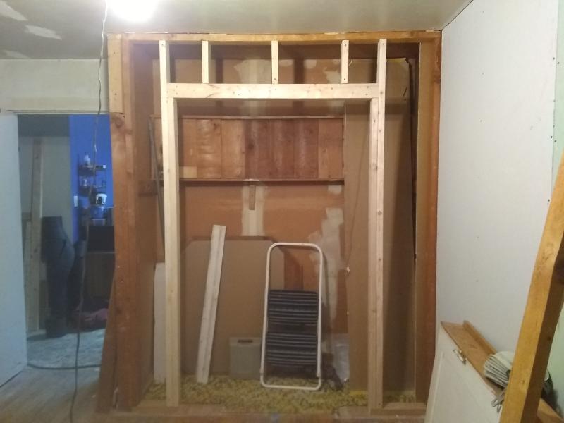 Remodel closet using DeWalt