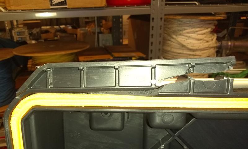 Not so tough if it breaks when empty.