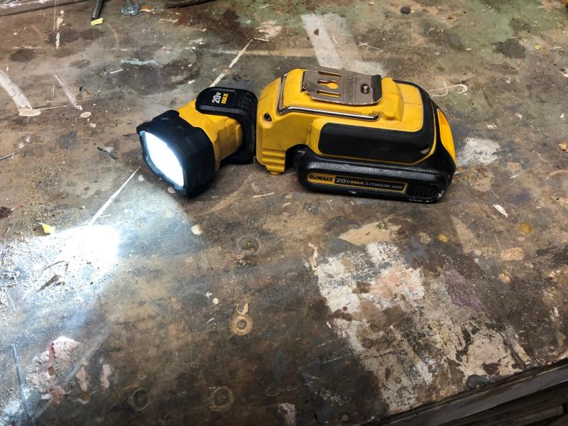 Bright light, one of several possible positions