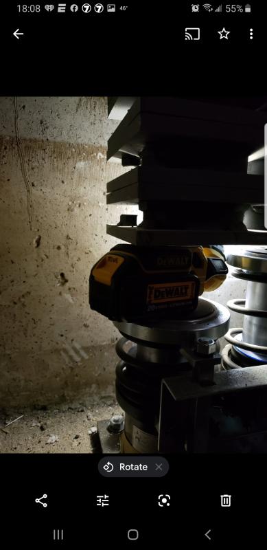 DeWalt light being smashed by 2 tons...and still working