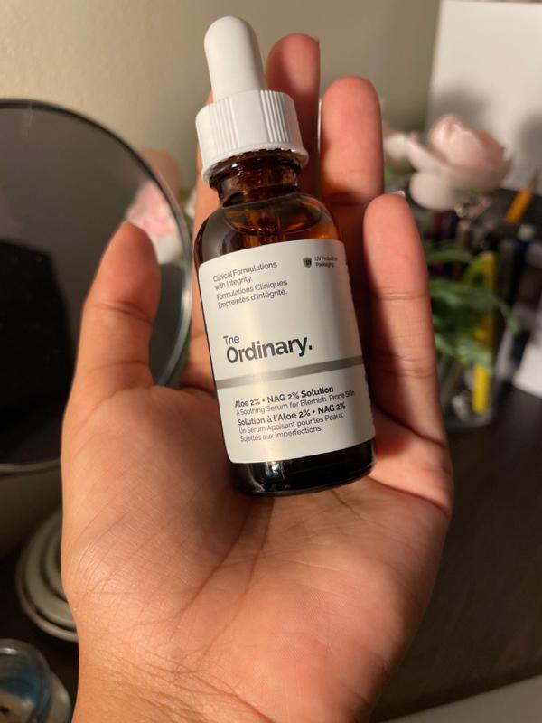 The Ordinary Aloe 2% + NAG 2% Solution Serum 30ml | Cult Beauty