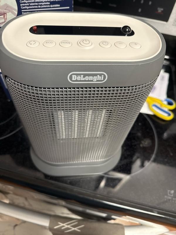 DeLonghi Compact Digital Ceramic Heater with Remote HFX42T15GI