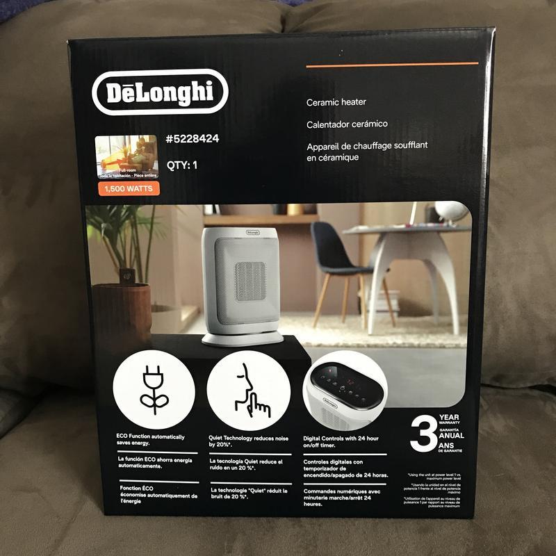 Ceramic Digital Desktop Heater HFX41K15L Ceramic & Fan