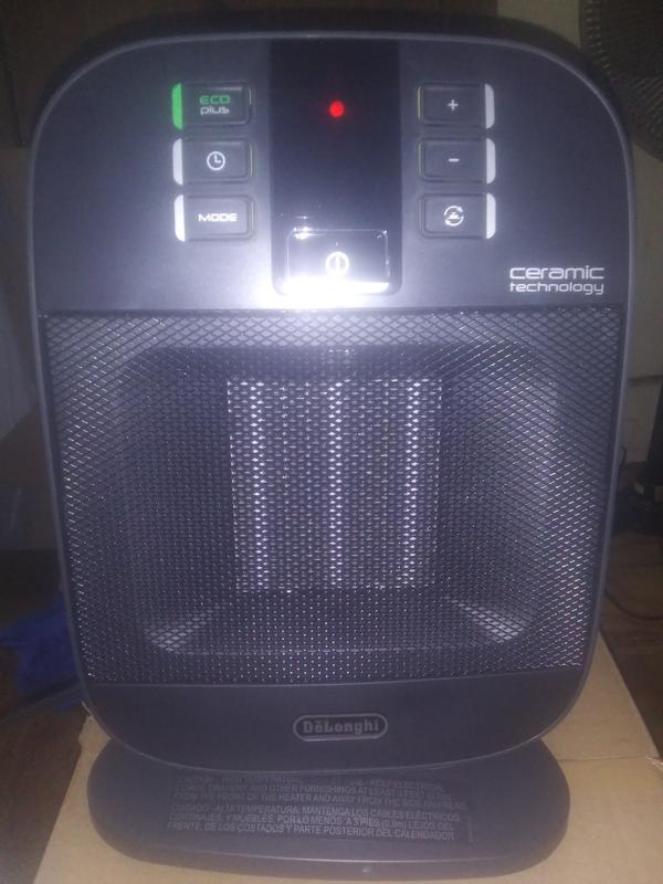 DeLonghi Mini Domestic Heater ブラック Amazon.com: De'Longhi Oil filled Radiator Heater, 1500W