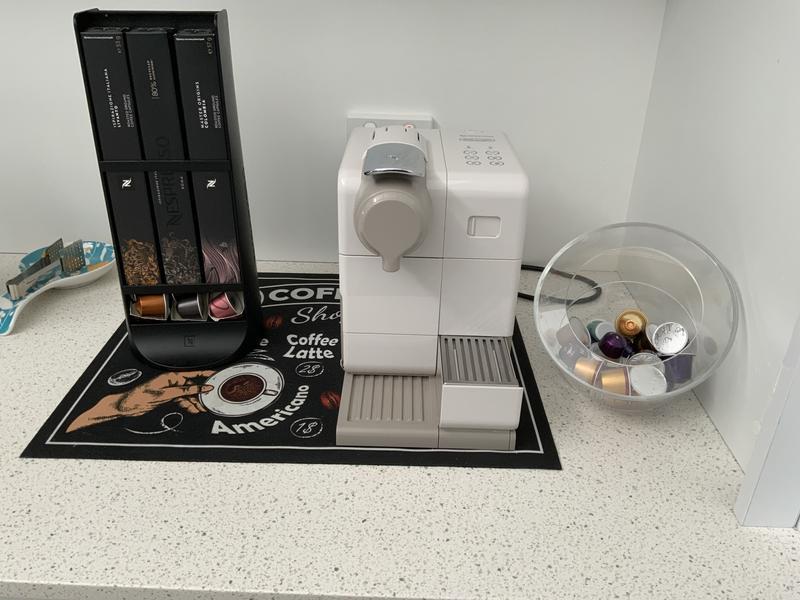 Nespresso Delonghi Lattissima Silver Touch Coffee Machine EN560S