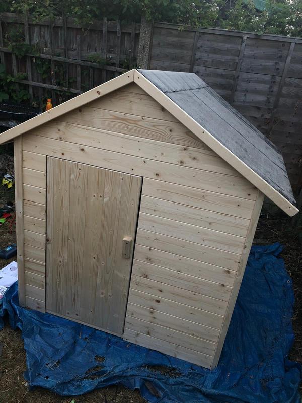 b and q wooden playhouse