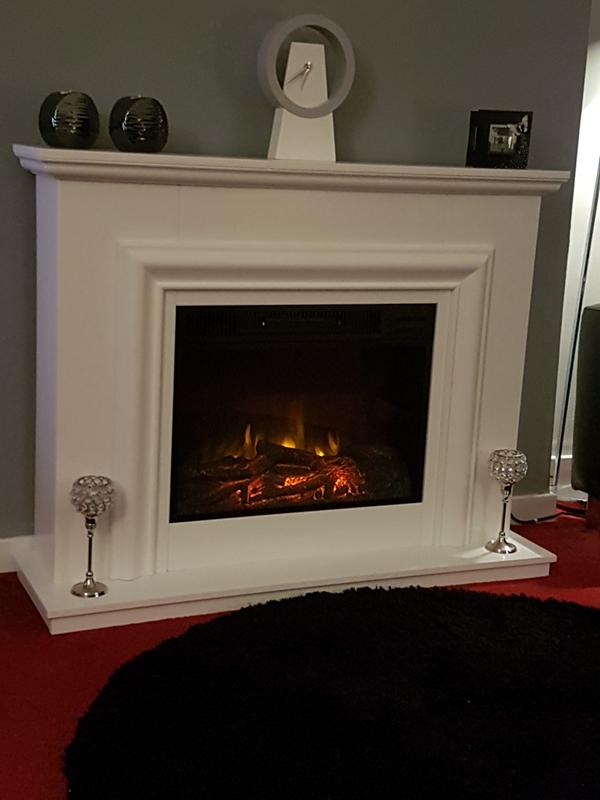 Focal Point Amersham White Electric Fire Suite Departments Diy