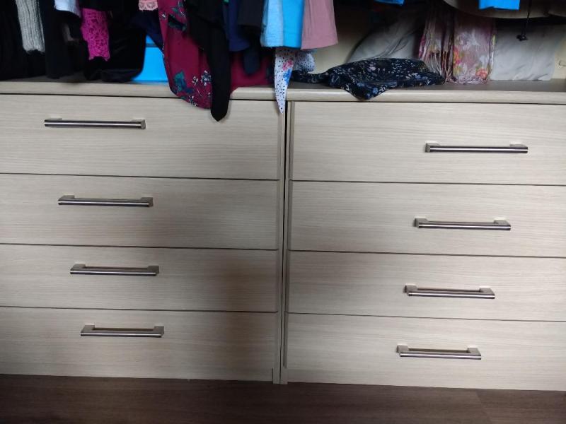 Form Elsey Oak Effect Matt 4 Drawer Chest H 743mm W 756mm D