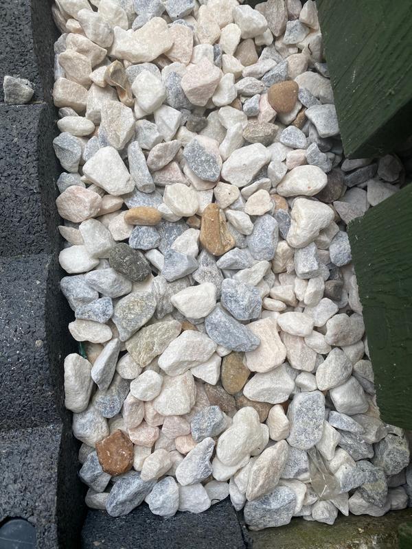 pastel pink decorative stone bulk bag