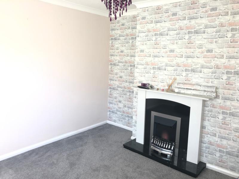 Brick Effect Wallpaper Fireplace Fireplace Ideas