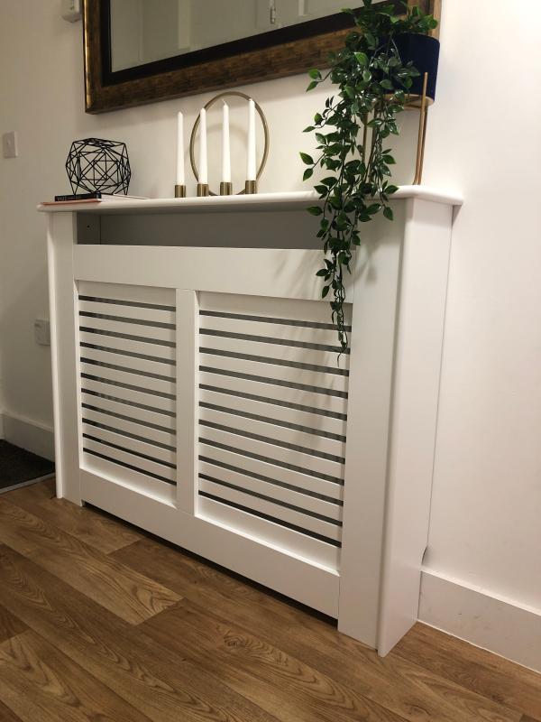 New Suffolk Large White Radiator Cover Departments Diy At B Q