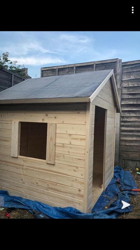 b and q wooden playhouse